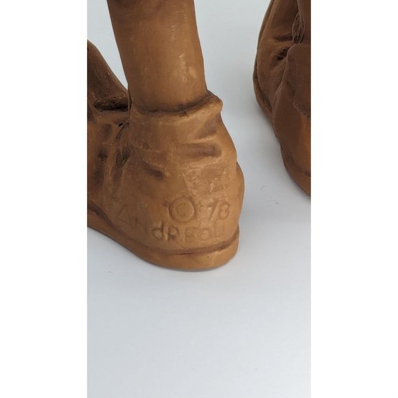 Vintage 1978 Andreoli Clown Poly-resin Figurine 10” Playing Guitar Circus Art - Picture 15 of 15